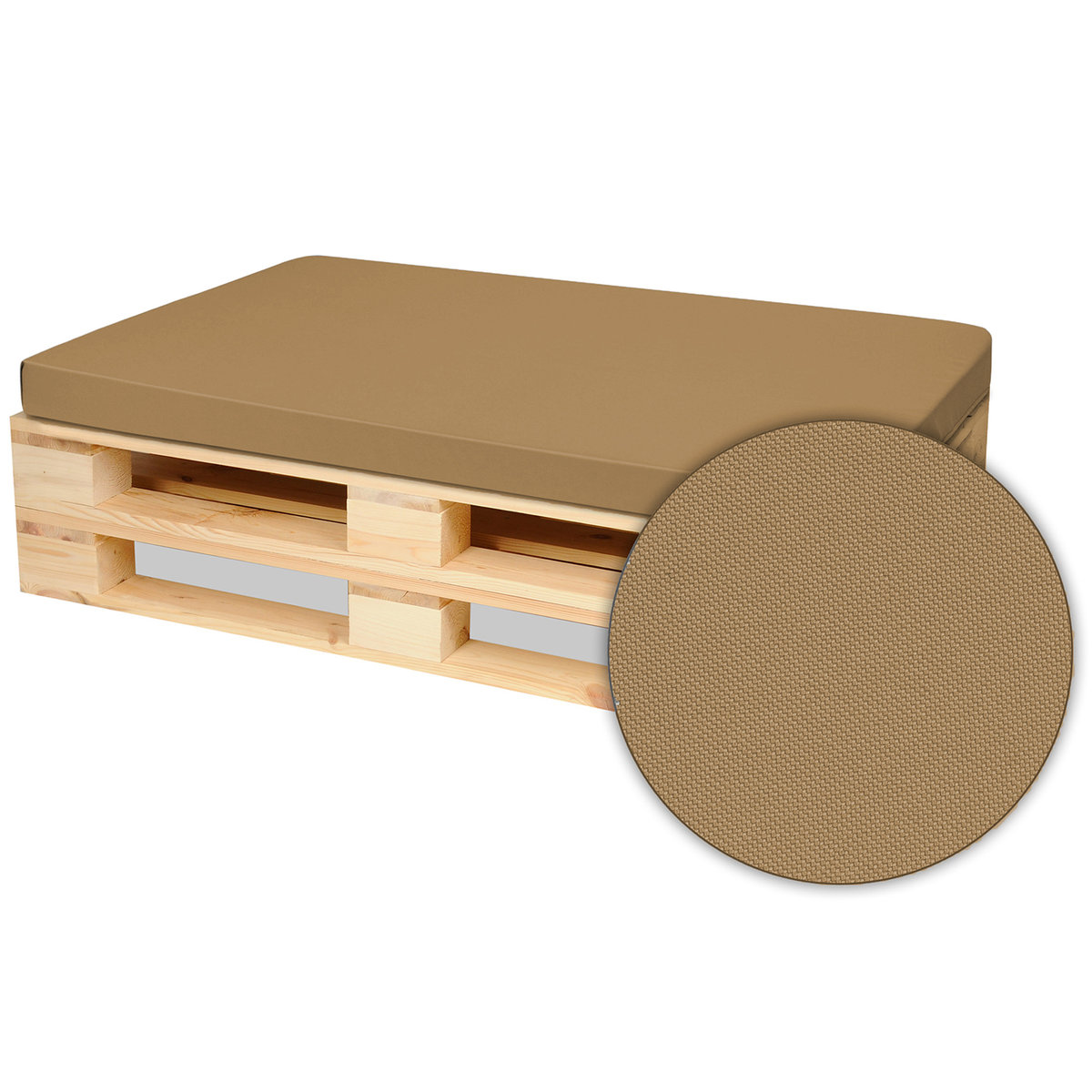 Poduszka Na Meble Z Palet Palety 120X80X8 Beż