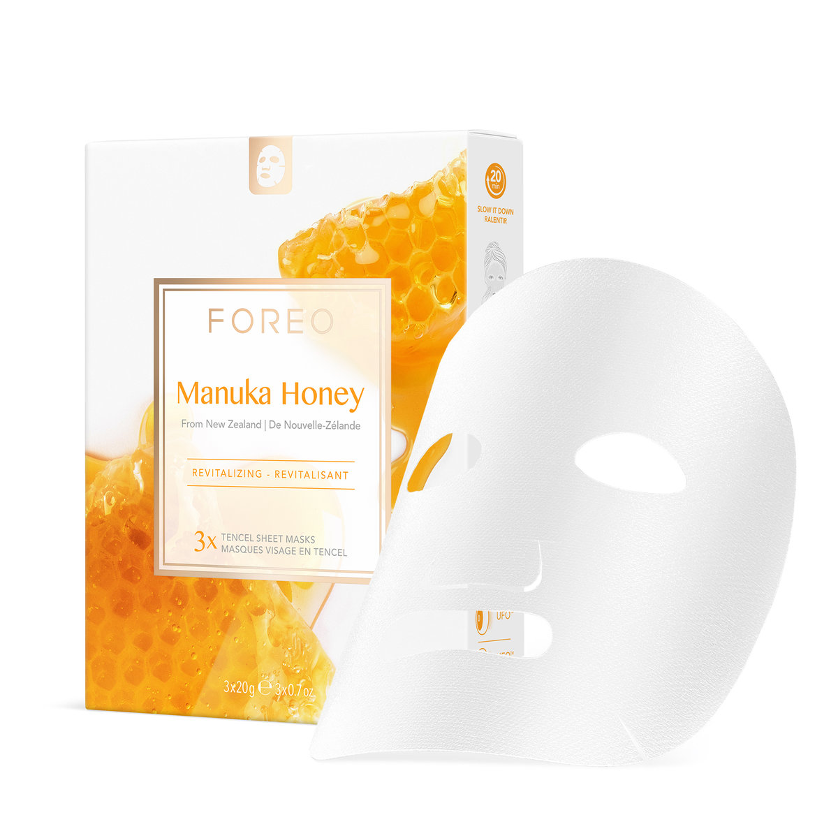 Foreo Manuka Honey - maska do twarzy na tkaninie 3szt