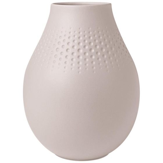 Villeroy & Boch Wazon wysoki PERLE z kolekcji MANUFACTURE COLLIER BEIGE