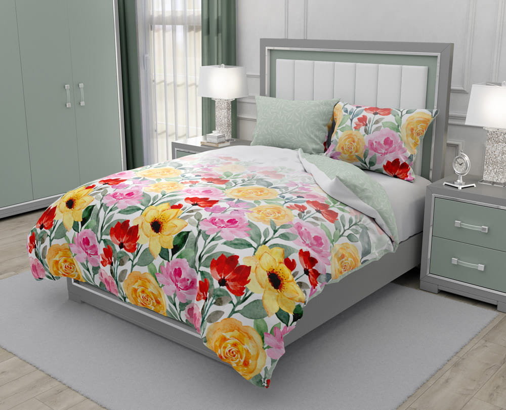 Pościel Bawełna Elegant 022  + Dwie Poszewki X70X80