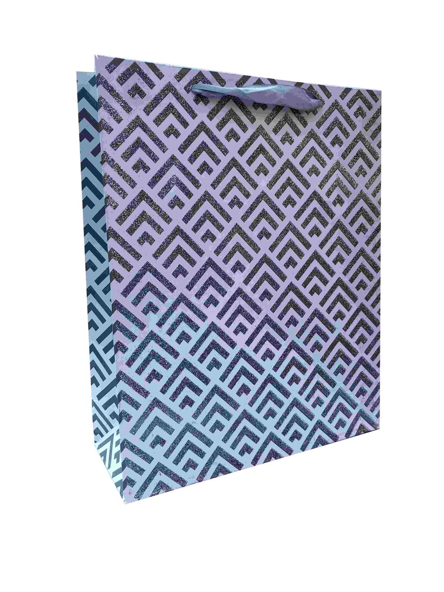 Torebki ozdobne wzory geometryczne JP1008A 12 sztuk - JU-PITER