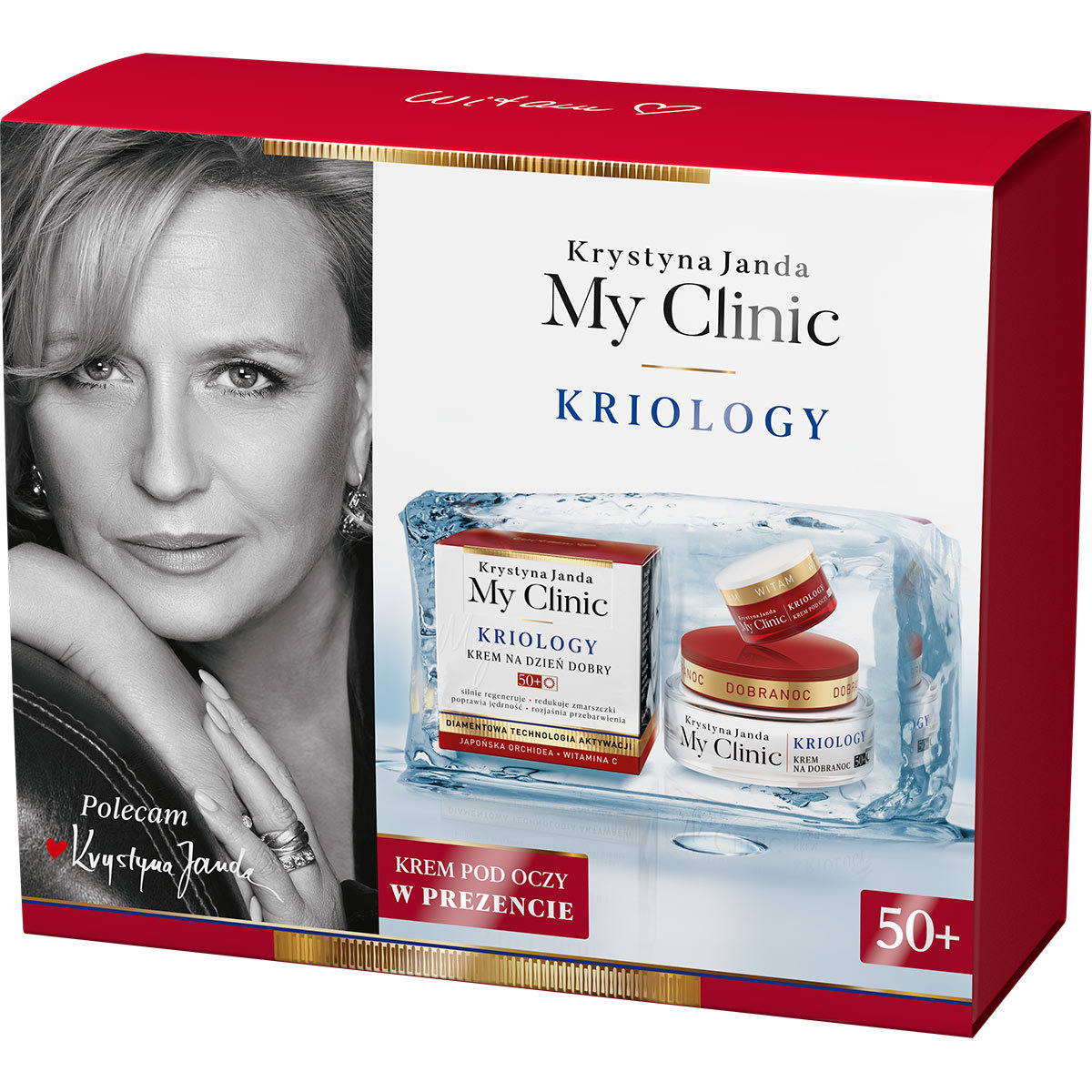 Janda XMASS My Clinic Kriology 50+ (Krem na dzień 50ml + Krem na noc 50ml + Krem pod oczy 15ml