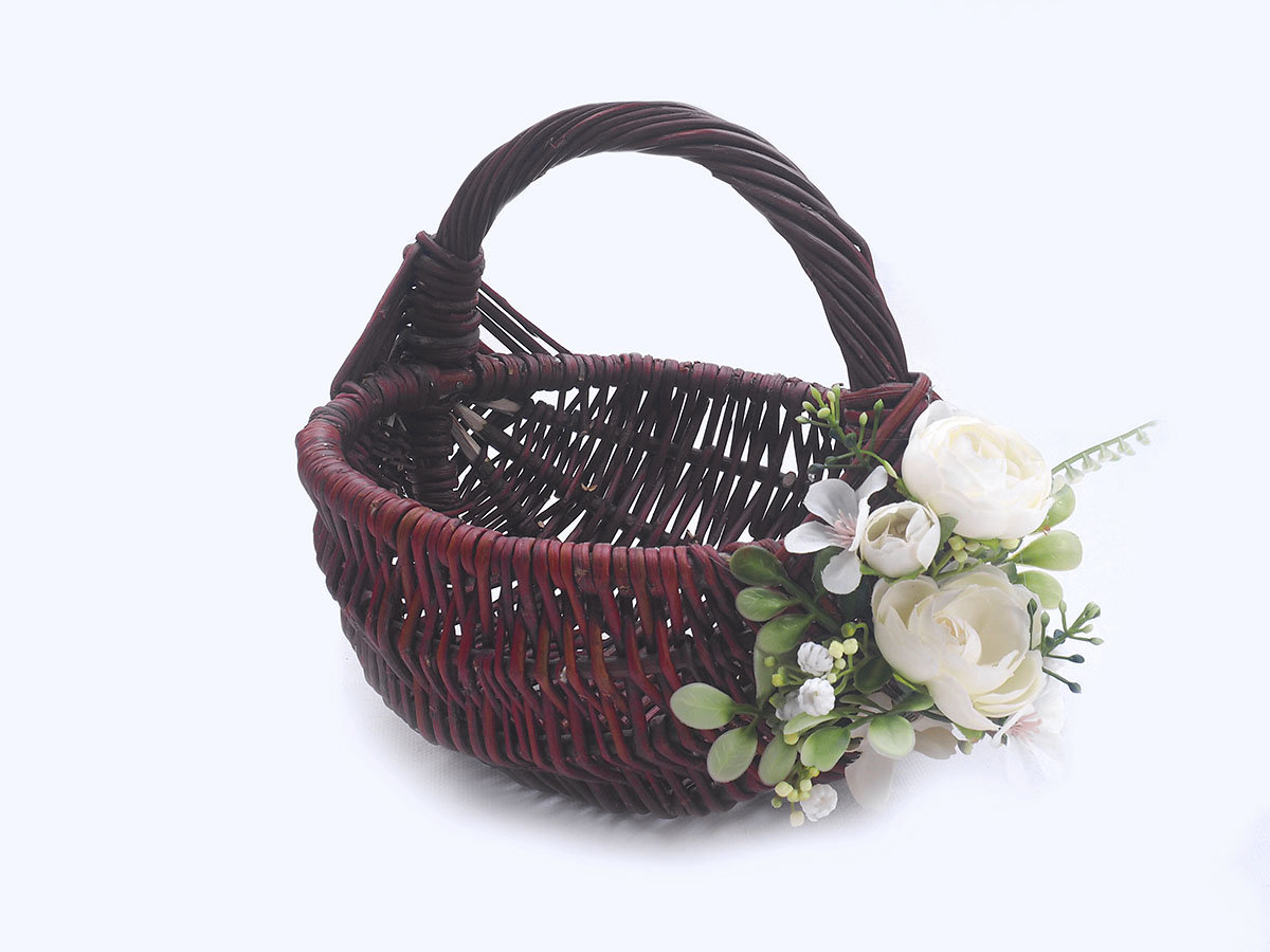 Koszyczek świąteczny (Baniak/20cm/Kwiat)