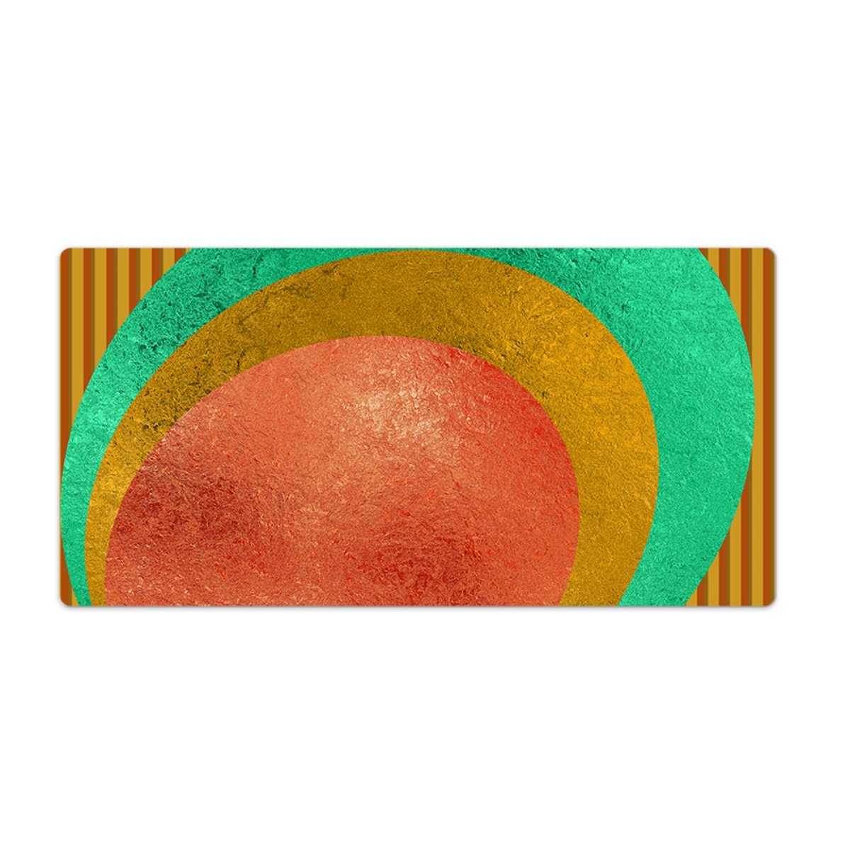 Ozdobna mata na biurko Okręgi obstrakcja 120x60 cm