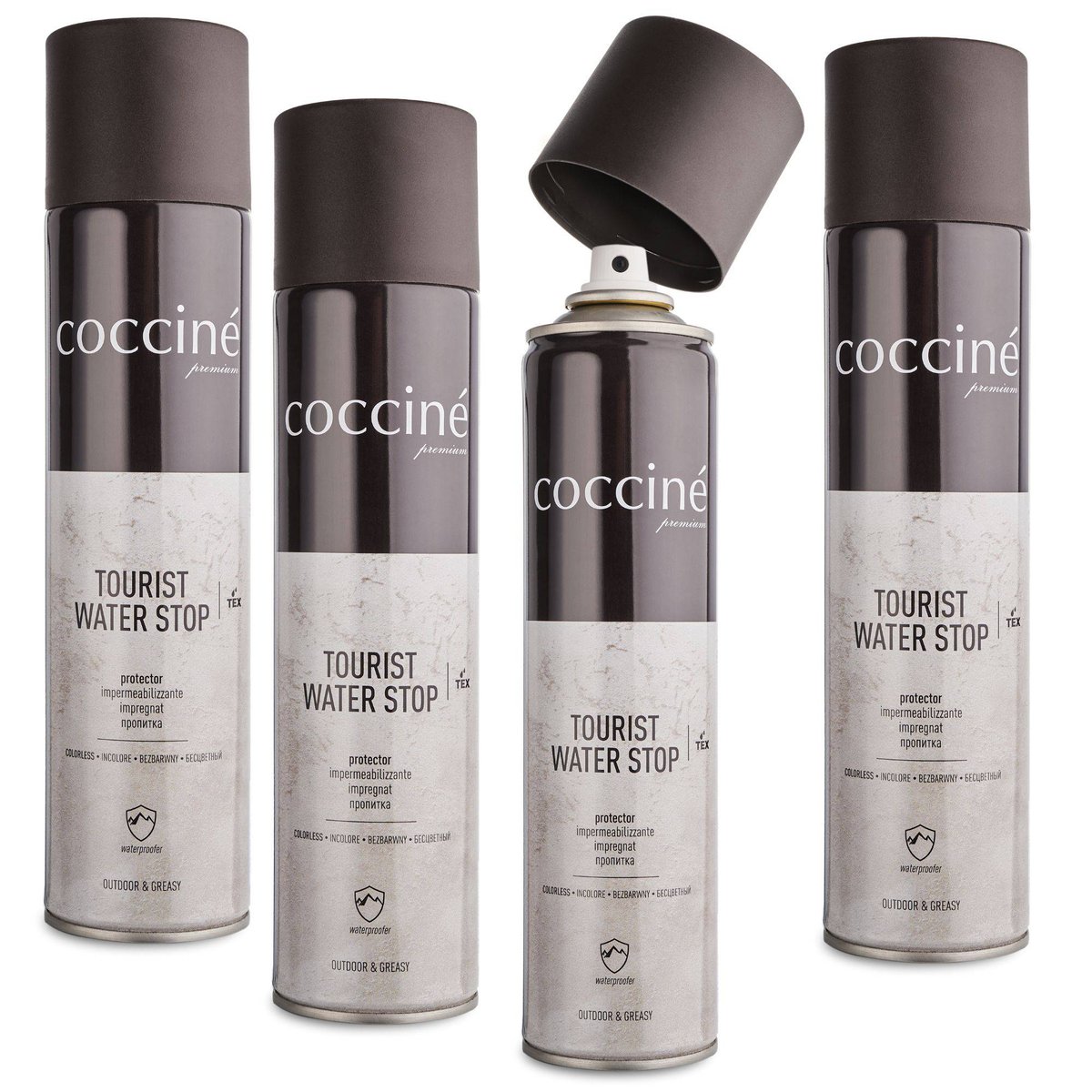 4x Wodoodporny impregnat coccine tourist water stop 400 ml