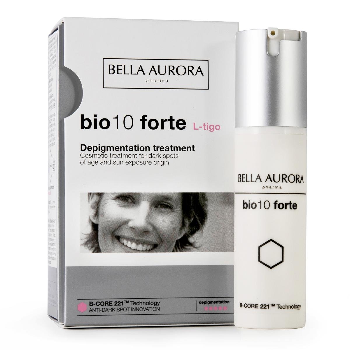 Bella Aurora, Bio10 Forte L-tigo, Kuracja przeciw przebarwieniom, 30 ml