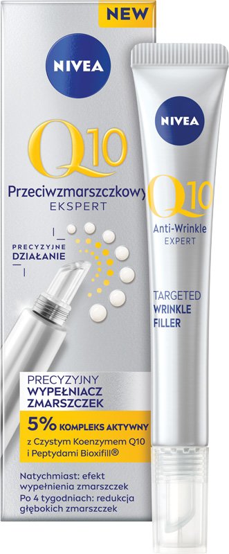 Nivea Q10, Przeciwzmarszczkowy Ekspert Precyzyjny Wypełniacz Zmarszczek, 15 Ml