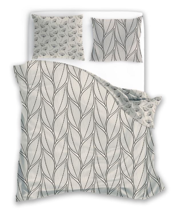 FARO, Pościel bawełniana LIŚCIE 160x200 Pure Cotton