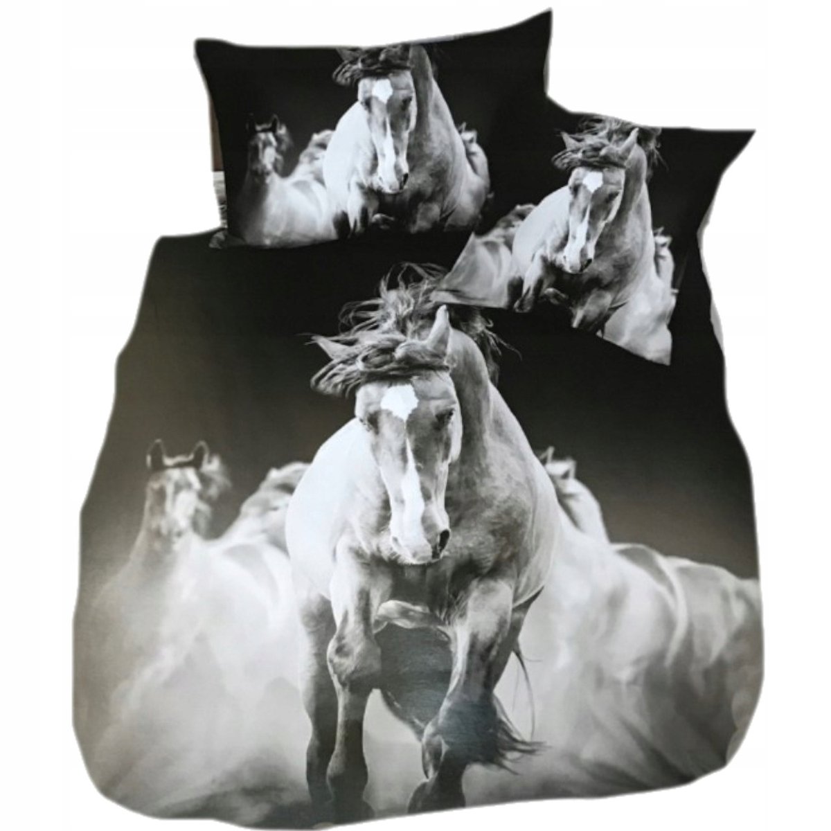 Pościel 5D 160X200 Mikrowłókno 2 Poszewki Komplet