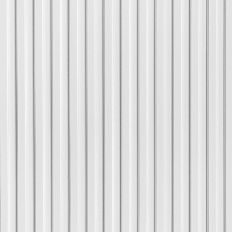 Panel Ścienny 3D Lamela Wodoodporna Stretto Biała L0101