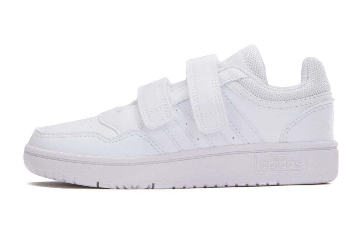 BUTY dziecięce ADIDAS HOOPS białe GW0436 na rzepy 33
