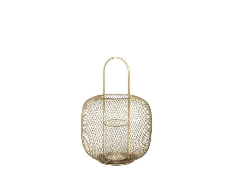 Broste Copenhagen Lampion Boden Gold L