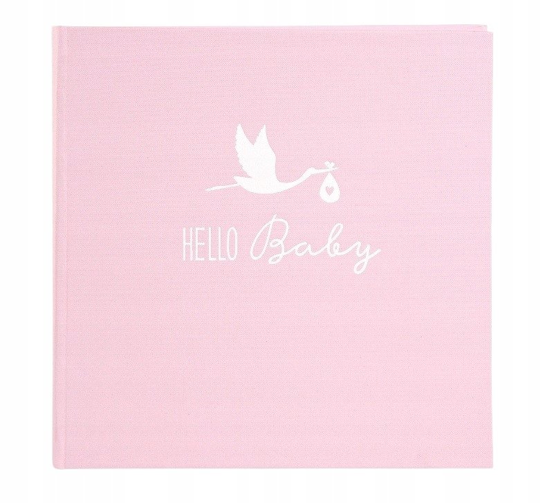 Album na Narodziny Dziecka Hello Baby pink 60pg/WH