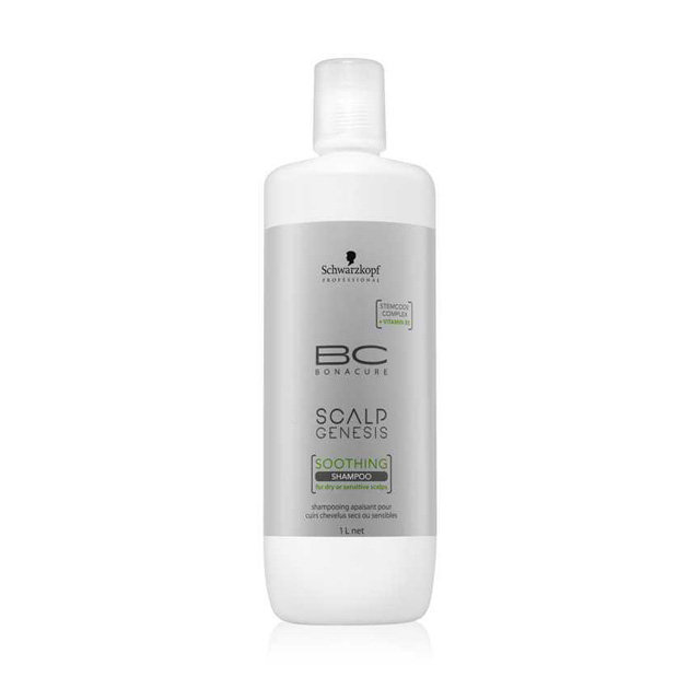 Schwarzkopf BC Bonacure Scalp Genesis Soothing Shampoo 1000 ml do czyszczenia suchej i wrażliwej skóry głowy