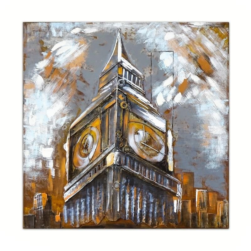 Obraz metalowy 3D LOFT BIG BEN
