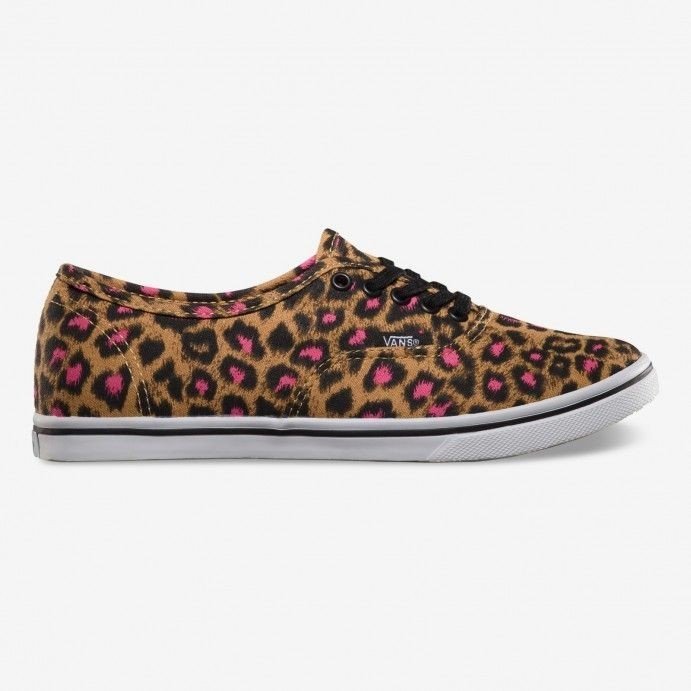 trampki damskie VANS - AUTHENTIC LO PRO LEOPARD BLACK MAGENTA-37