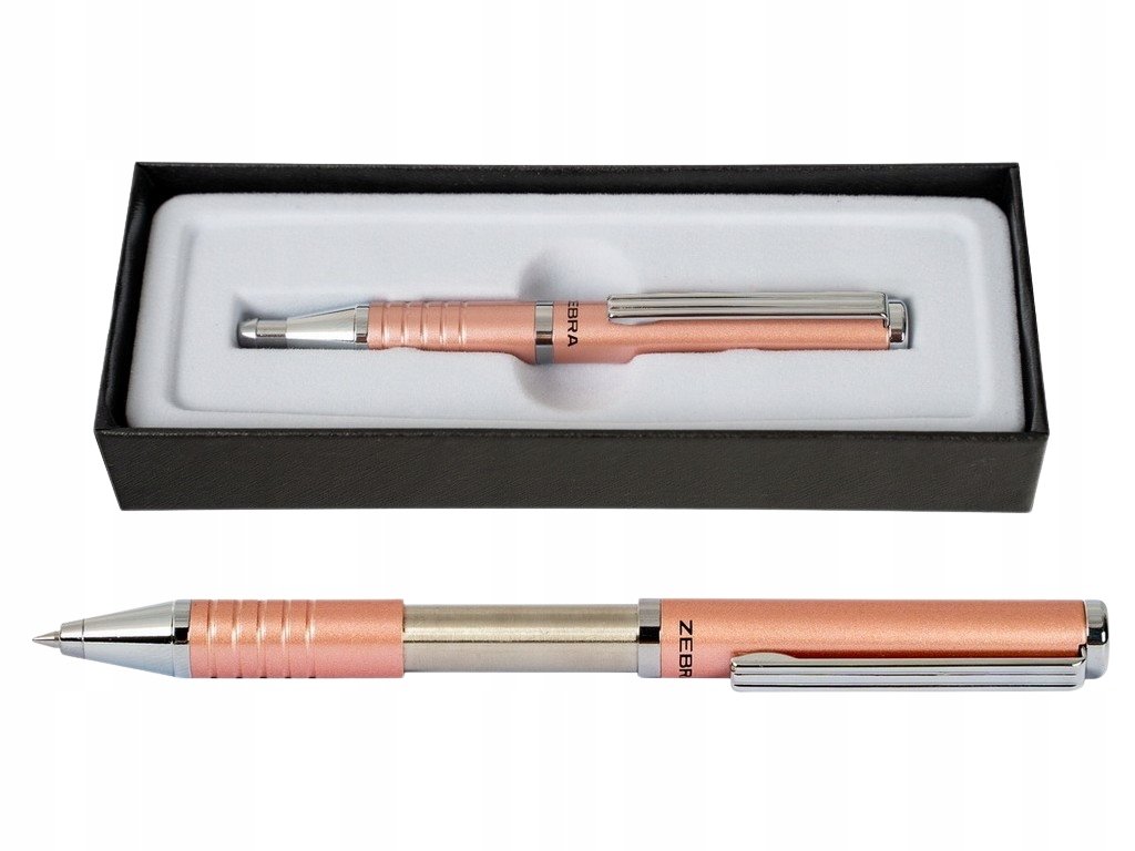 Długopis metalowy Old Rose z czarnym etui Prezent