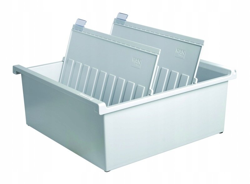 HAN Kartoteka otwarta Kartei, polistyren, A4, szara HN954011-13