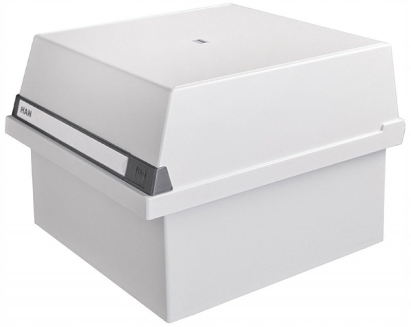 HAN Kartoteka z wiekiem Kartei, polistyren, A4, szara HN95411-13