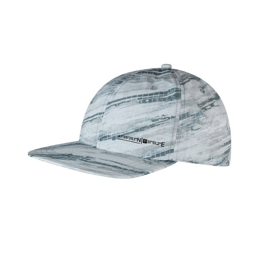 Buff, Składana czapka z daszkiem Pack Baseball Cap Light Grey, 131396.933.10.00, Unisex