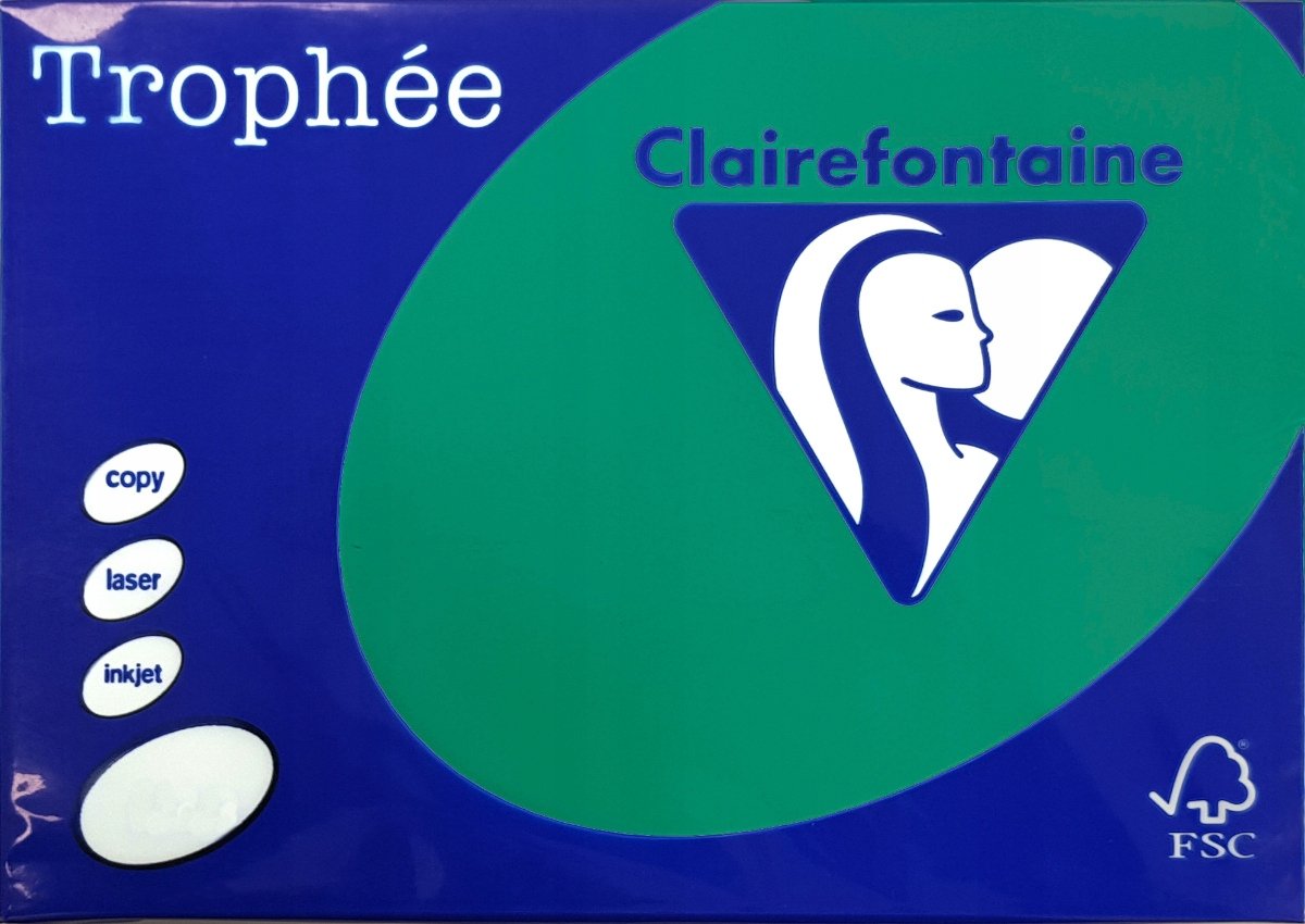 Clairefontaine Papier xero kolorowy A4 MIĘTOWY 80G karton- 5 ryz