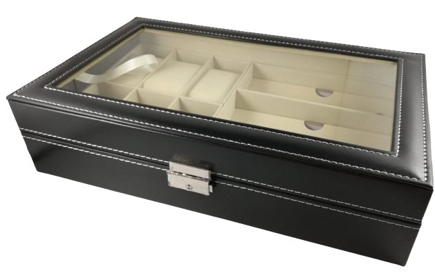 Organizer etui pudełko na okulary zegarki 6 szt szkatułka