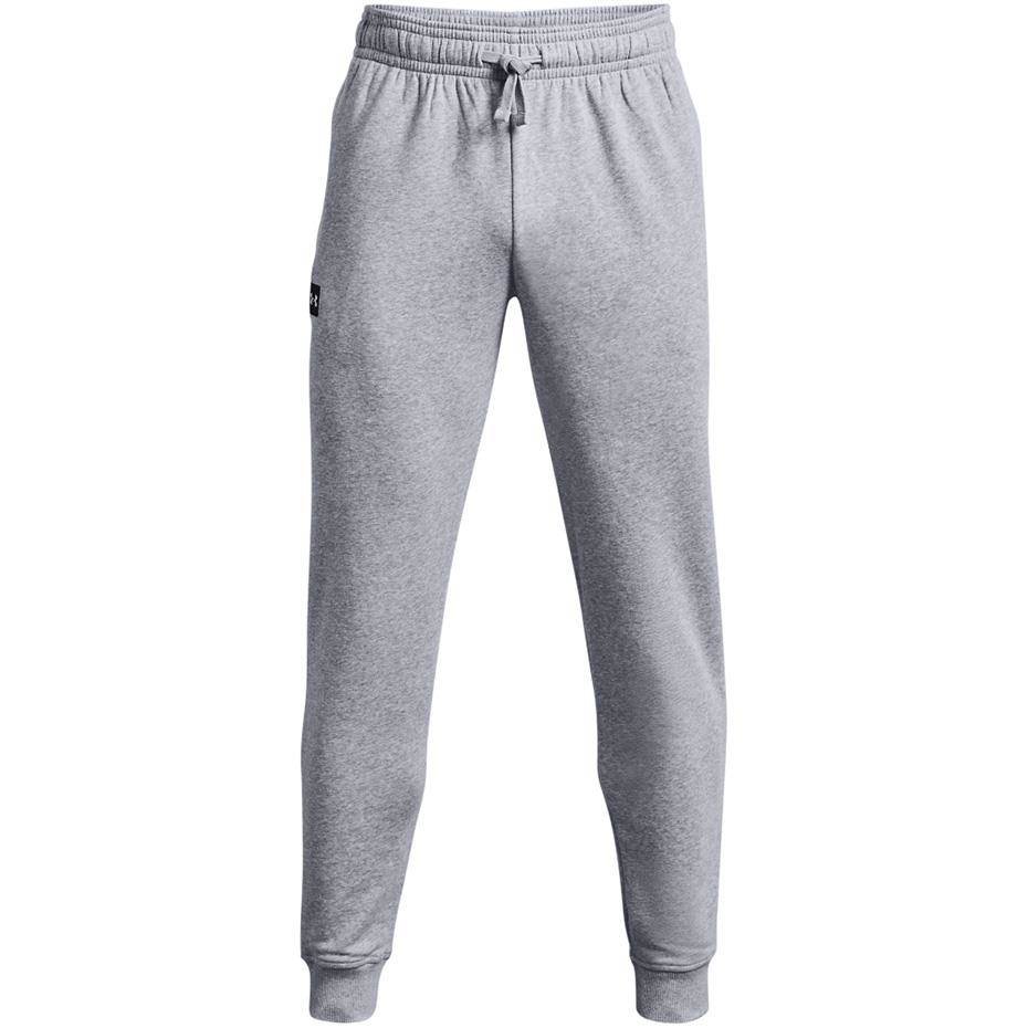 Spodnie męskie Under Armour Rival Fleece Jogger jasnoszare 1357128 011-XXL