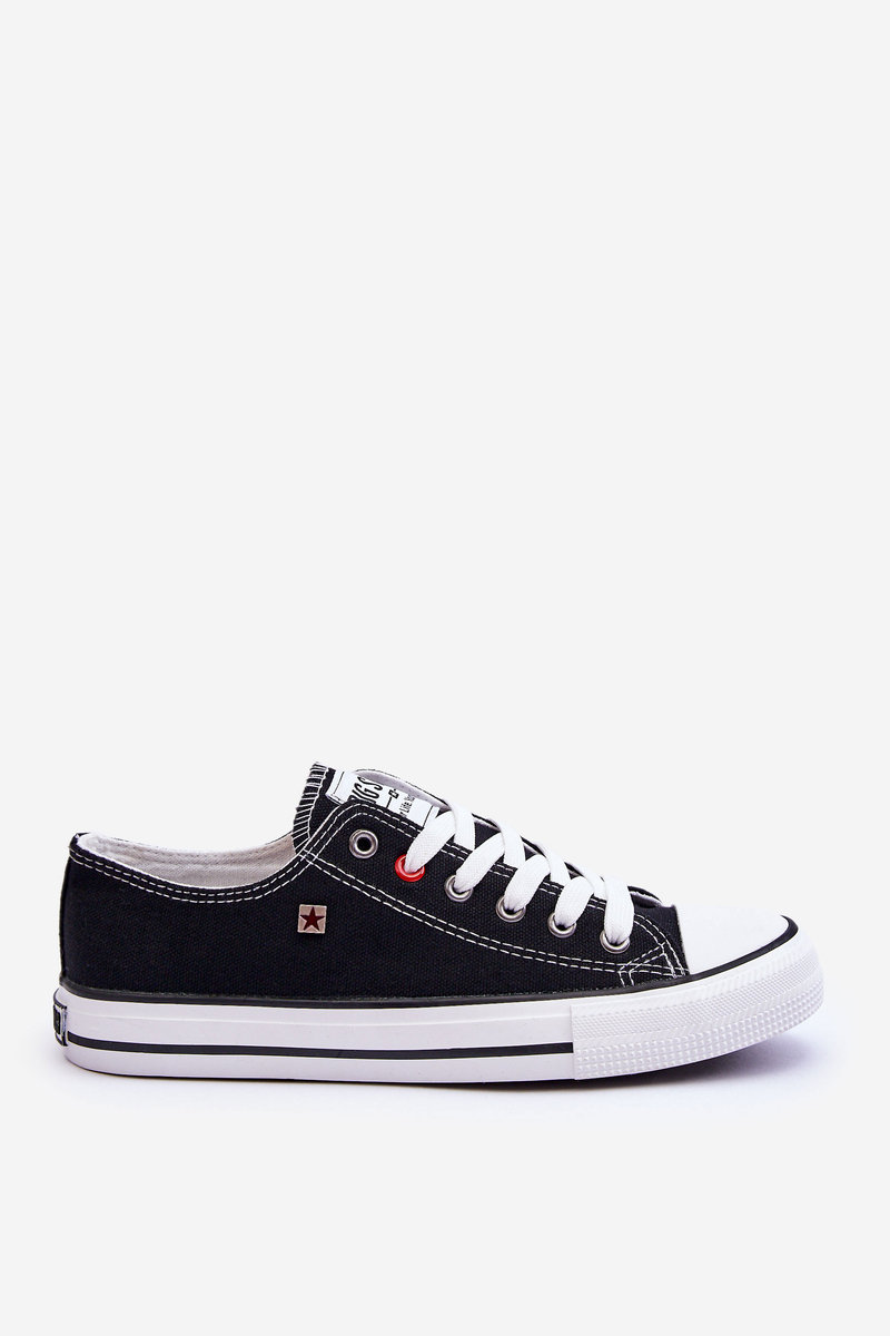 Damskie Trampki Big Star T274023 Czarne-37
