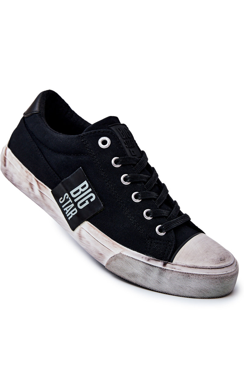 Męskie Tenisówki Trampki BIG STAR JJ174252 Czarne-44