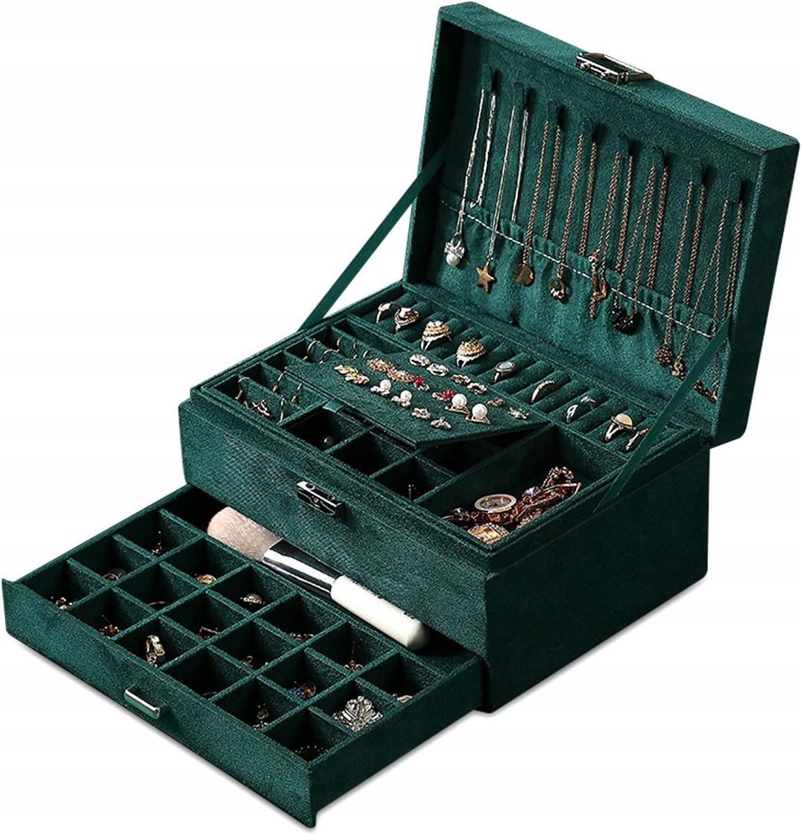 SZKATUŁKA PUDEŁKO KUFEREK BIŻUTERIĘ ELEGANCKI F6