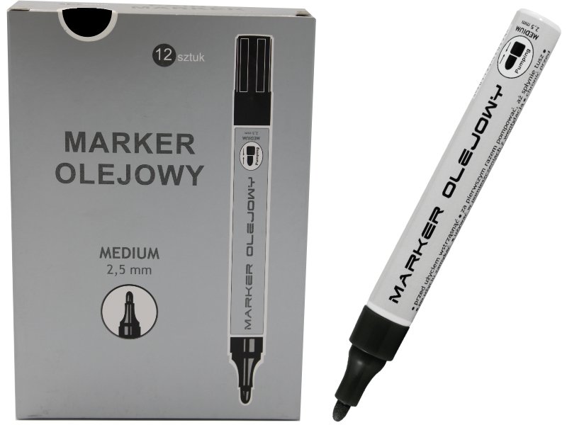 Toma Marker olejowy ECONOMY czarny TO-420