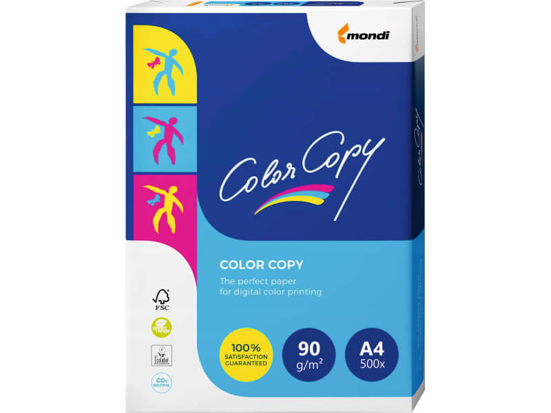 Color Copy Biały A4 210 x 297 mm 90 gm2 fsc4 500sh/RM 5 rm/BX 59185