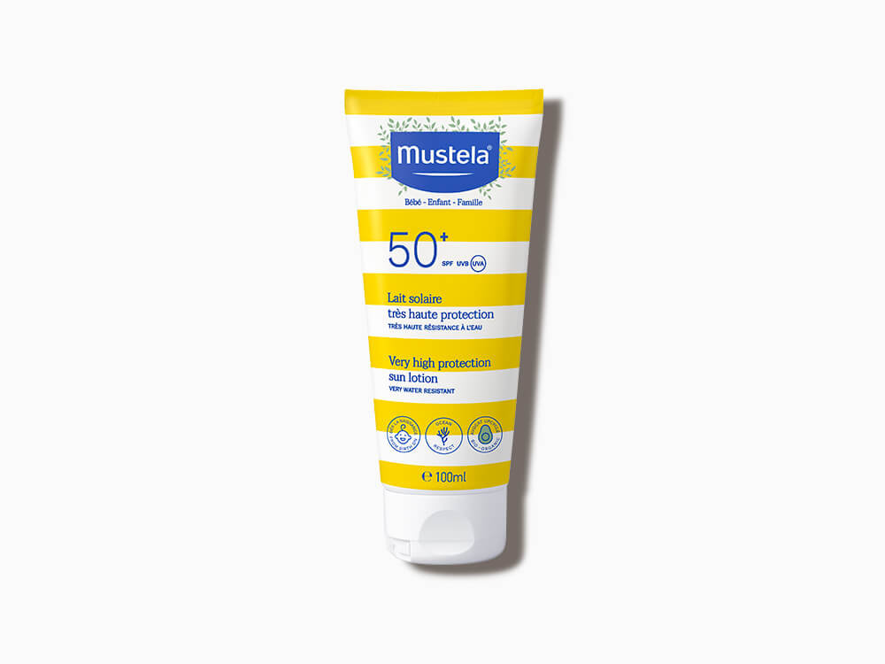 Mustela EXPANSCIENCE Mleczko przeciwsłoneczne bardzo wysoka ochrona SPF 50+, 100ml