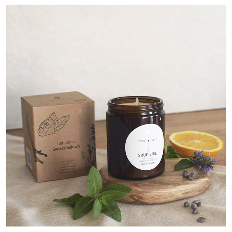 Świeca sojowa Intens Skupienie