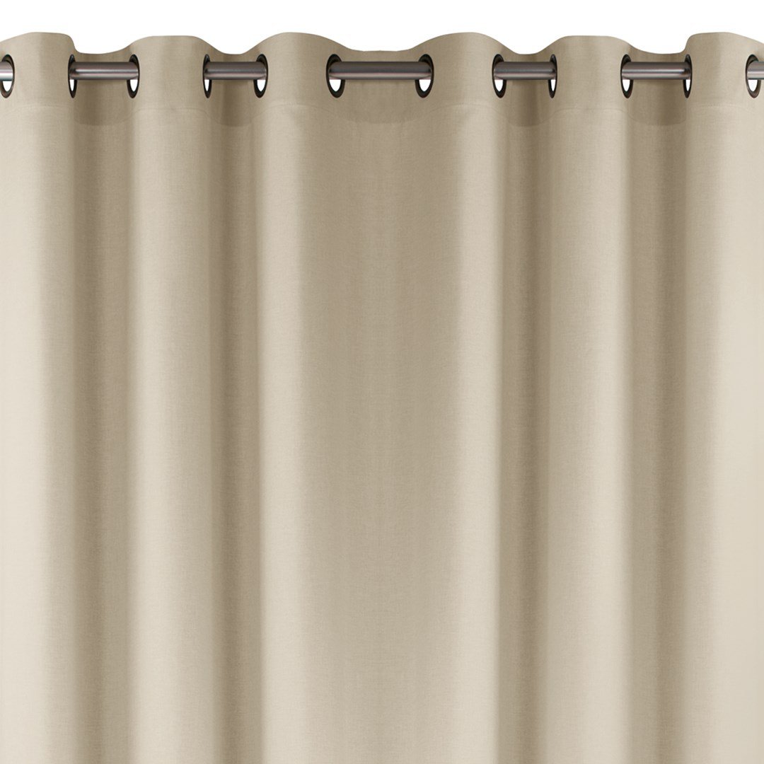 Zasłona CARMENA kolor kremowy styl klasyczny srebrne przelotki metalowe srebrne plecionka 450x225 homede - CURT/HOM/CARMENA/BRAI