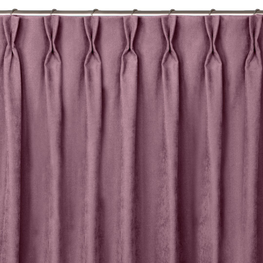 Zasłona MILANA kolor liliowy styl klasyczny flex 7,5 cm z podwójną zakładką szenila 560x175 homede - CURT/HOM/MILANA/CHENILLE/FL