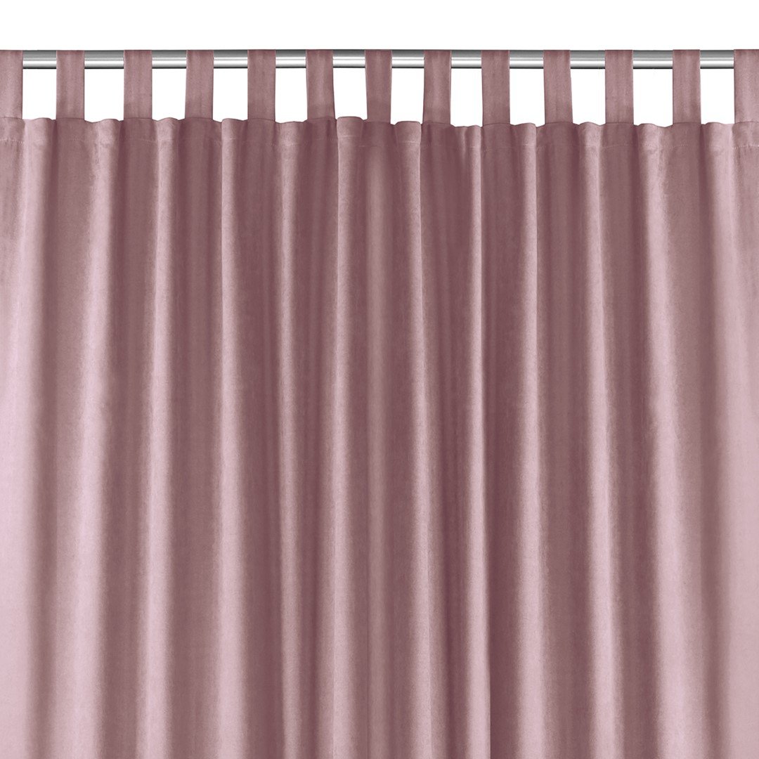 Zasłona MILANA kolor różowy styl klasyczny szelki 10 cm szenila 560x270 homede - CURT/HOM/MILANA/CHENILLE/TAB/ROSE/560x270