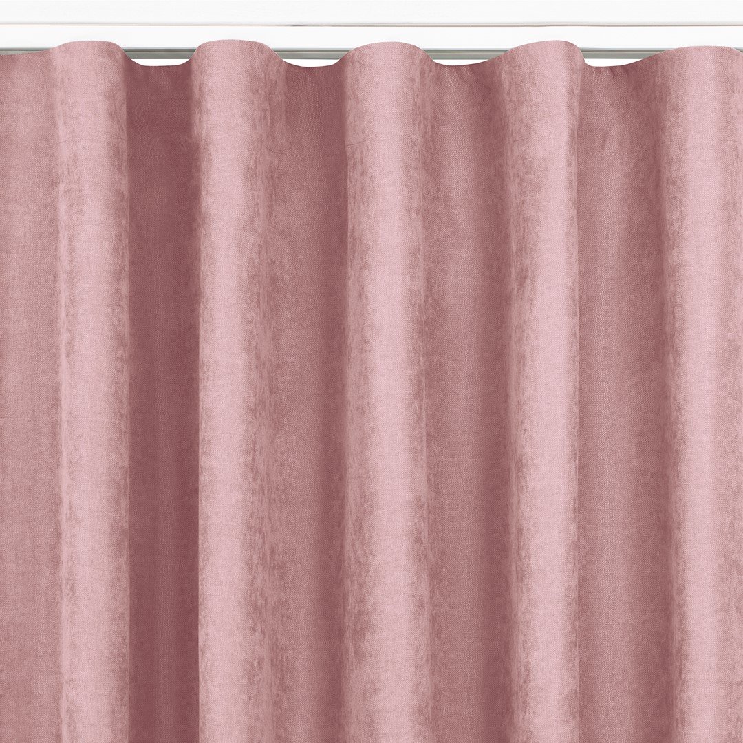 Zasłona MILANA kolor różowy styl klasyczny taśma wave transparentna 7 cm szenila 560x270 homede - CURT/HOM/MILANA/CHENILLE/PLEAT