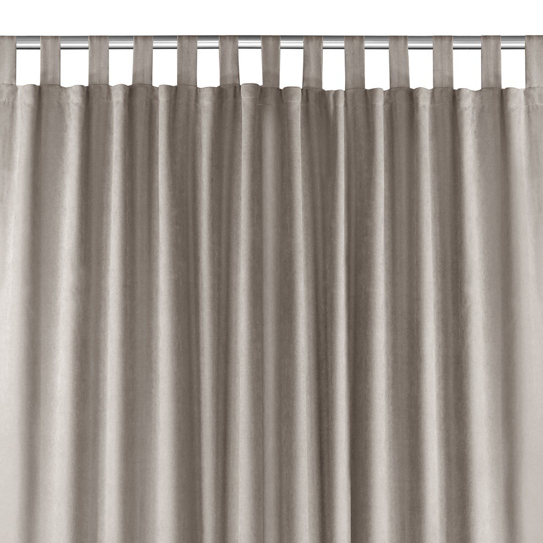 Zasłona MILANA kolor cappuccino styl klasyczny szelki 10 cm szenila 560x270 homede - CURT/HOM/MILANA/CHENILLE/TAB/CAPPUCCINO/560