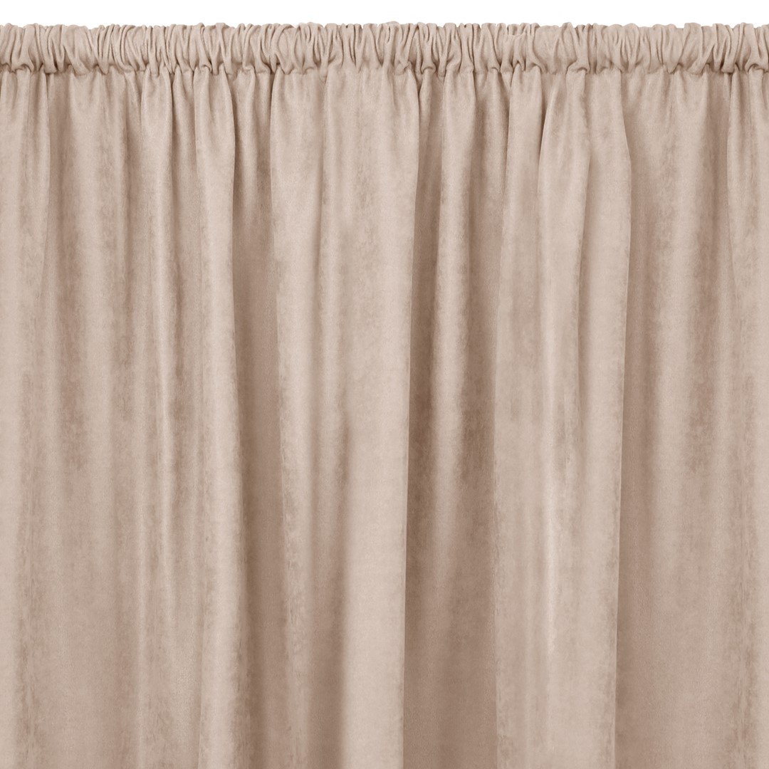 Zasłona MILANA kolor pudrowy róż styl klasyczny tunel 5 cm szenila 560x270 homede - CURT/HOM/MILANA/CHENILLE/TUNNEL/POWDERY/560x