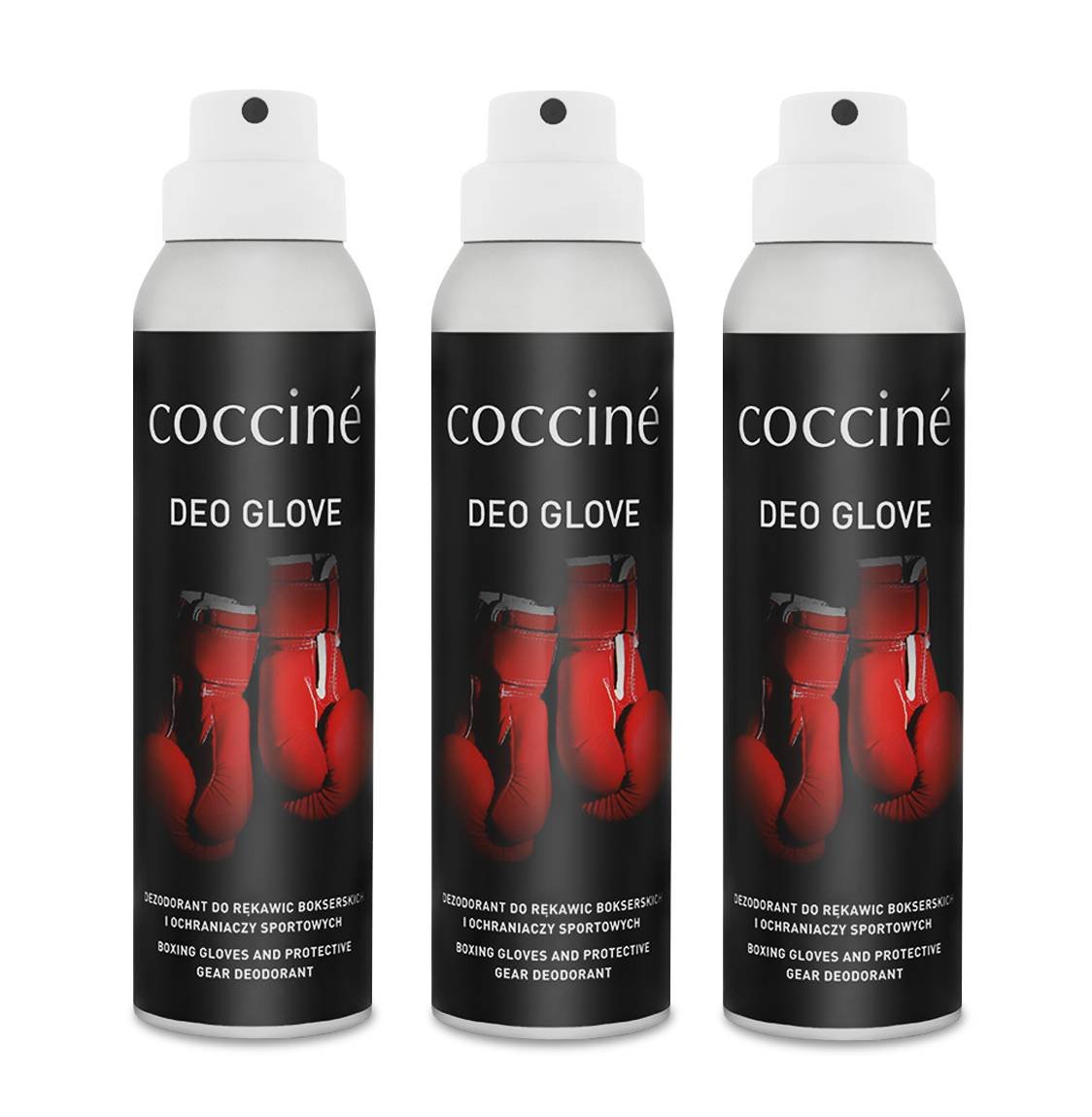 3x Coccine deo glove spray - odświeżacz do rękawic bokserskich 150 ml