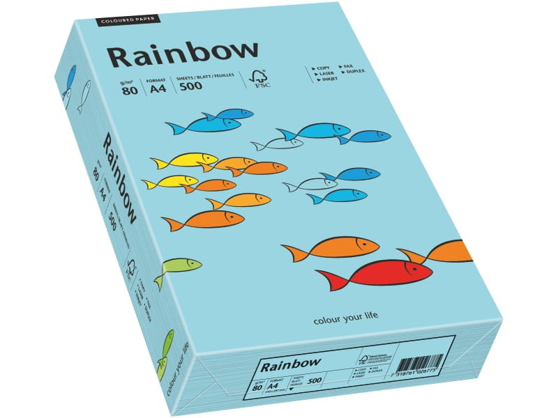 Schneider Papyrus Rainbow A4 500er papier do drukarek atramentowych 88042717