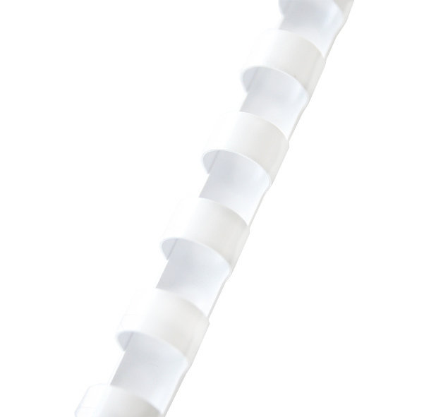 Argo Grzbiety do bindowania plastikowe, przezroczyste, 14 mm, 100 sztuk, oprawa do 125 kartek
