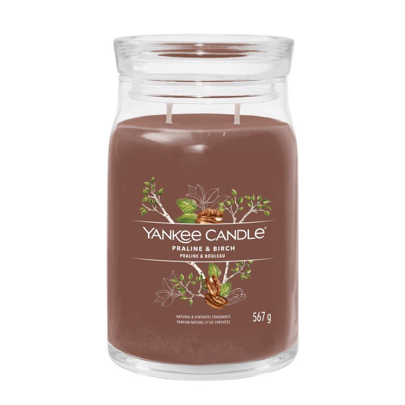 Yankee Candle Świeca zapachowa Praline & Birch duża