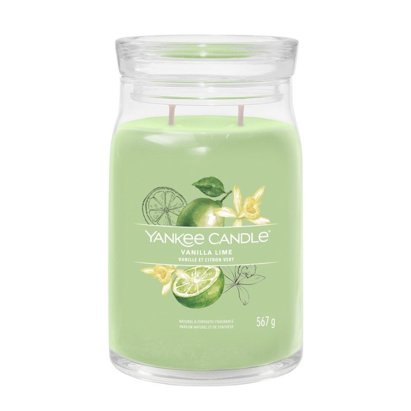 YANKEE CANDLE Świece zapachowe Vanilla Lime 567.0 g