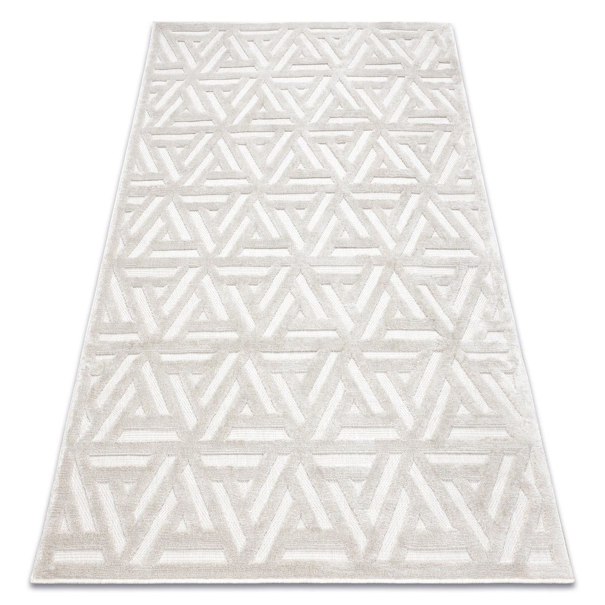 Dywan SANTO SZNURKOWY SIZAL 58503 Geometryczny beż, 160x220 cm