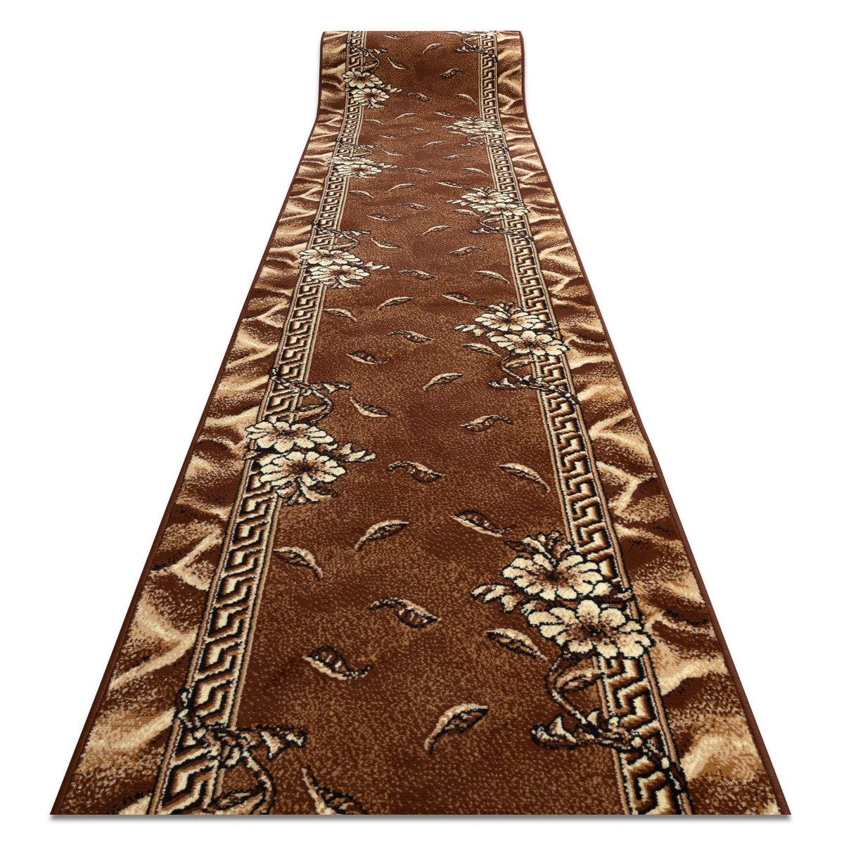 CHODNIK BCF TRIO brąz 70 cm, 70x410 cm