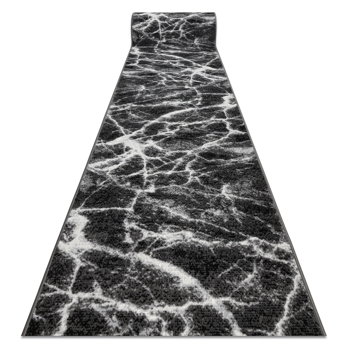 CHODNIK BCF MORAD Marmur antracyt / czarny 70 cm, 70x810 cm