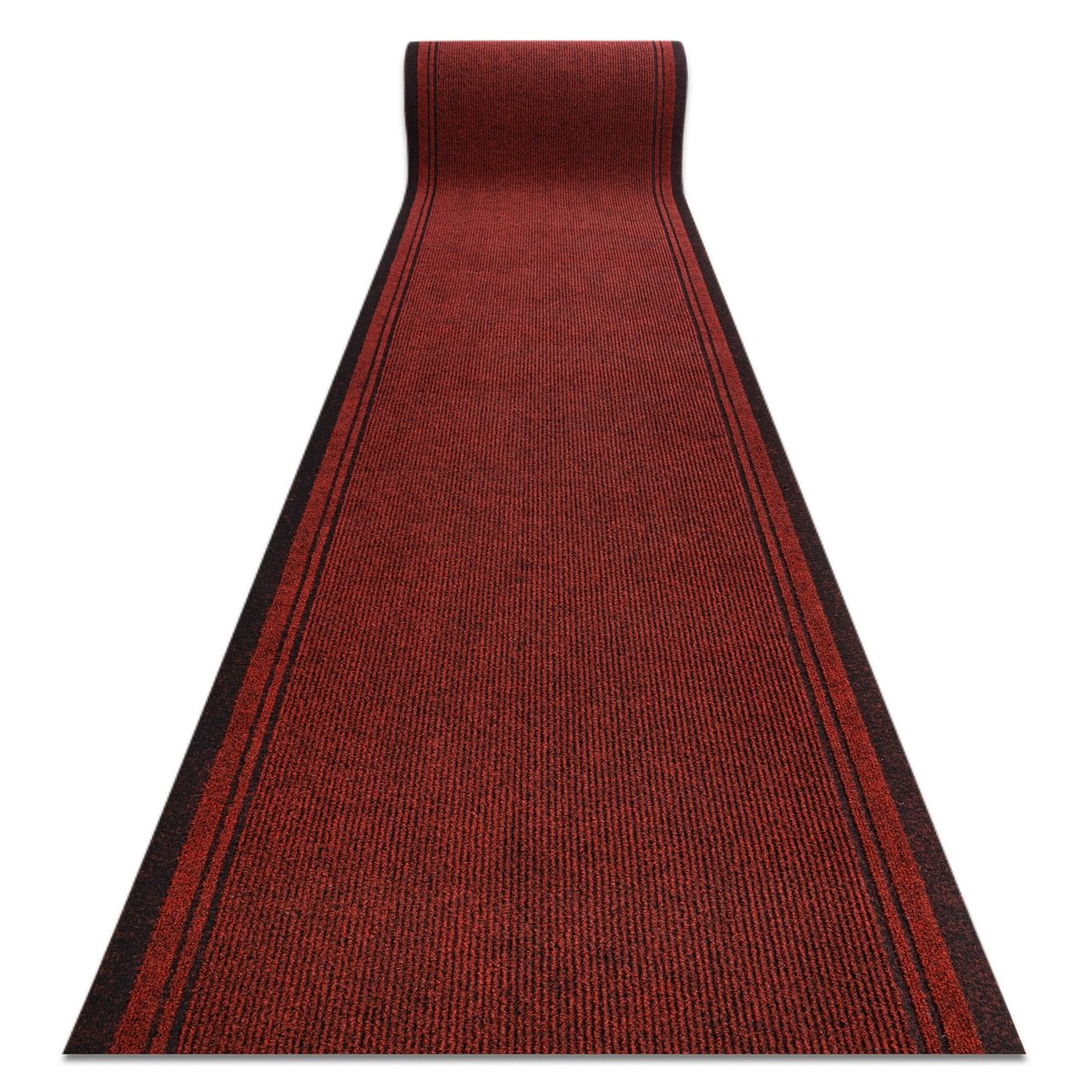 WYCIERACZKA CHODNIK PODGUMOWANY MALAGA czerwony 3066 100 cm, 100x880 cm