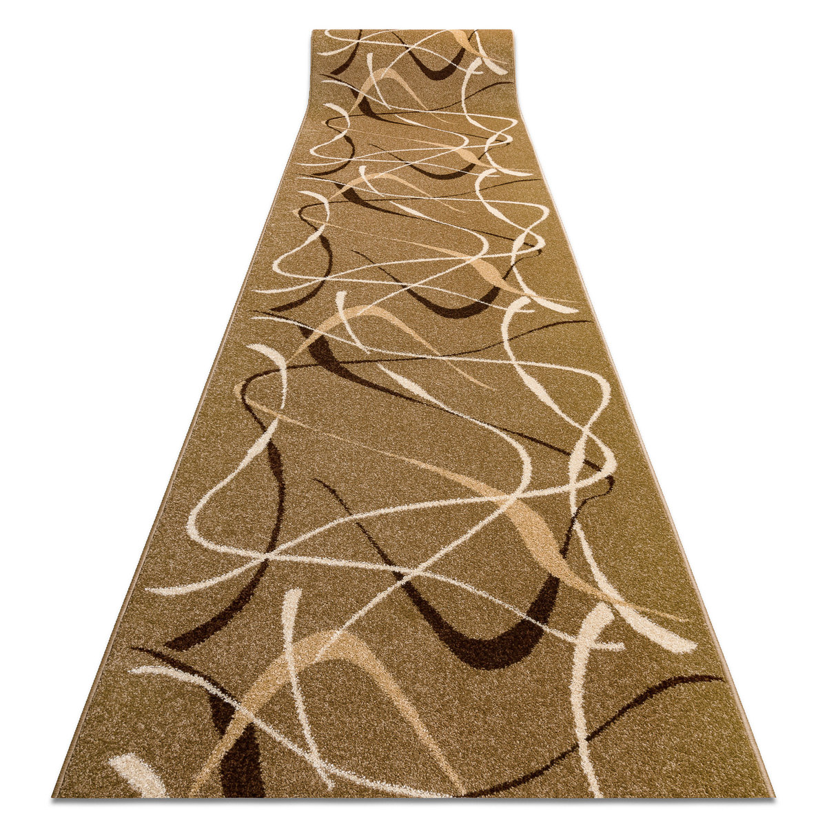 Chodnik KARMEL FRYZ - CHOCO orzech 90 cm , 90x780 cm